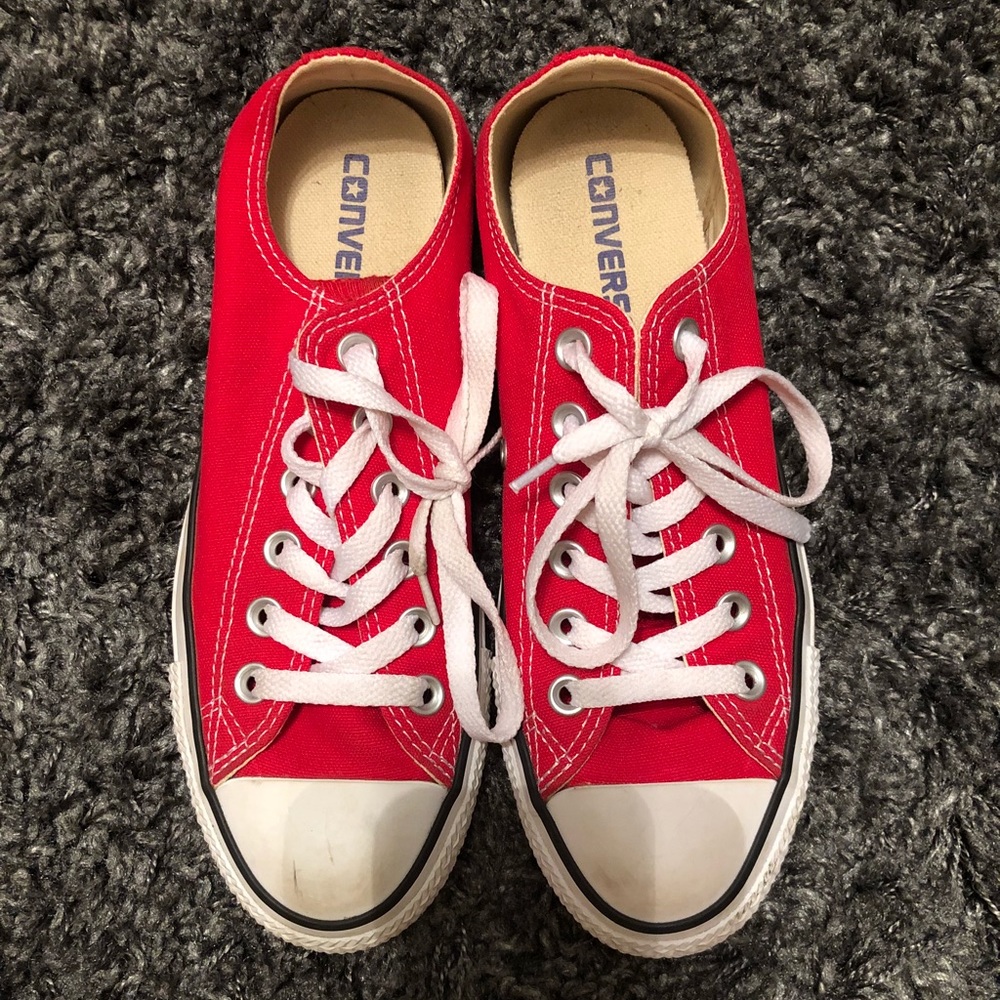 ‼️SOLD‼️ Red Converse